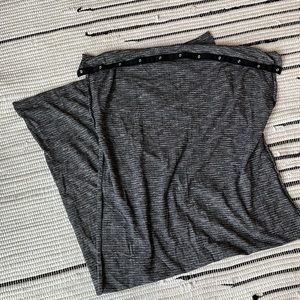 Lululemon vinyasa scarf- dark grey- excellent condition